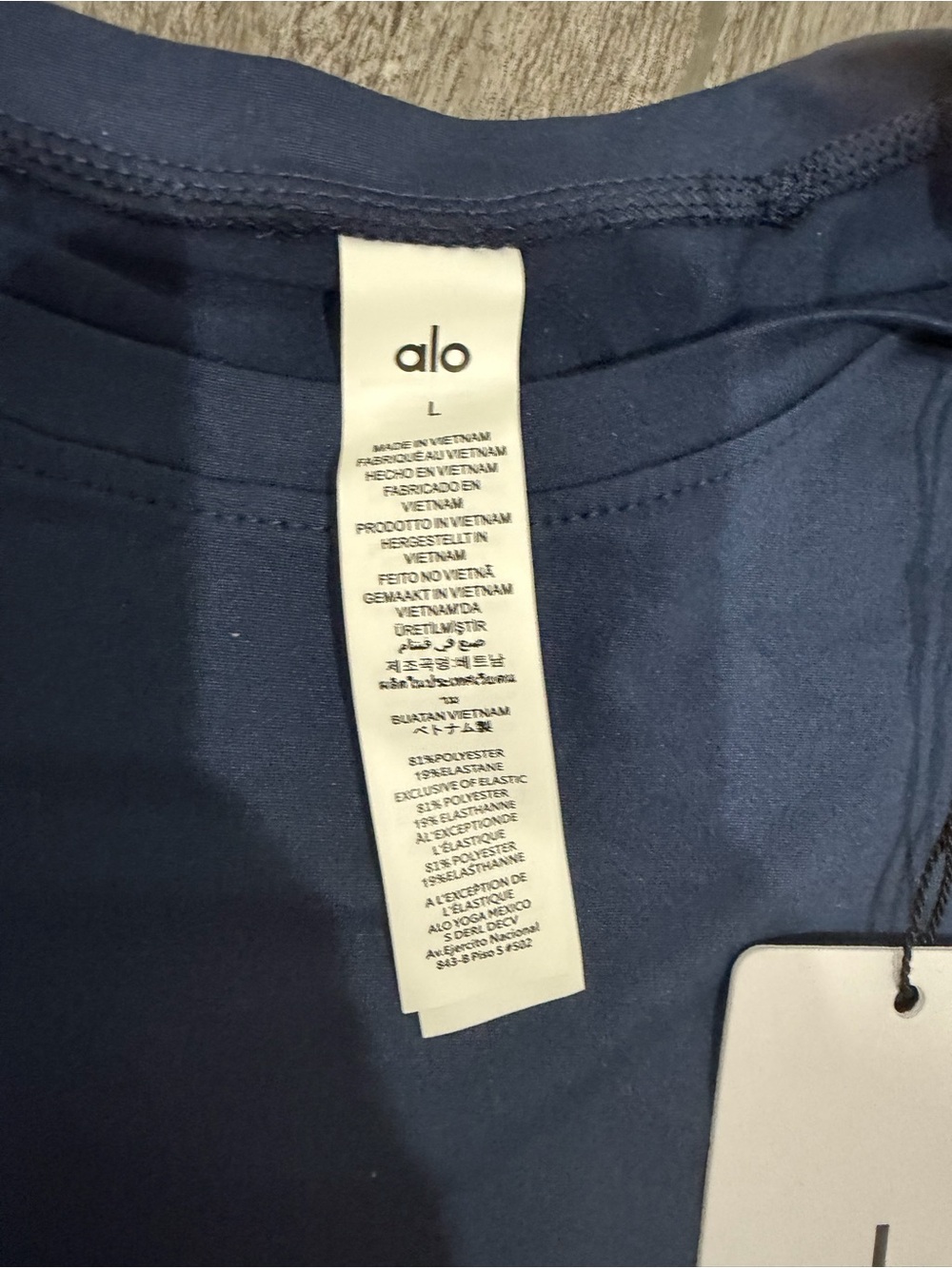 ALO Yoga Navy Two-Piece Active Set - Top & Skort - Picture 4 of 5